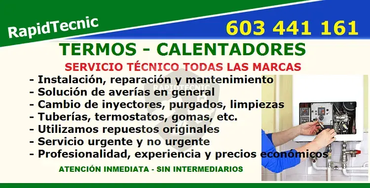  calderas termos y calentadores
